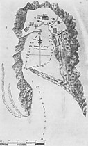 План Петропавловской гавани в 1741 году.